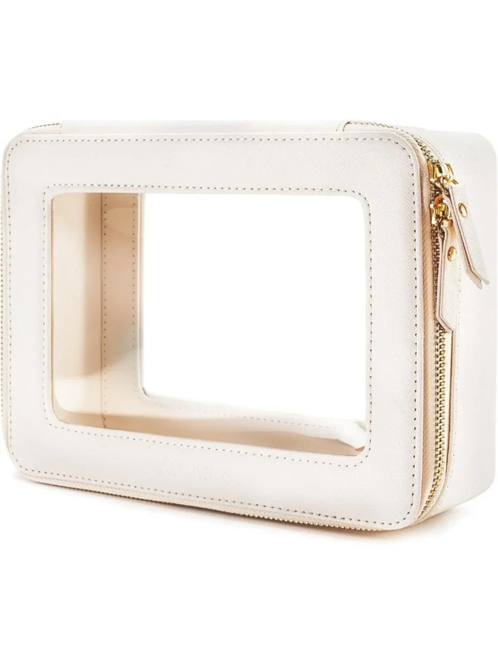Clear Makeup Bag Organizer for Travel | Toiletry & Cosmetic Case Pouch, Medium